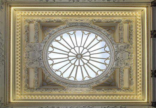 Ornate gilt cupola